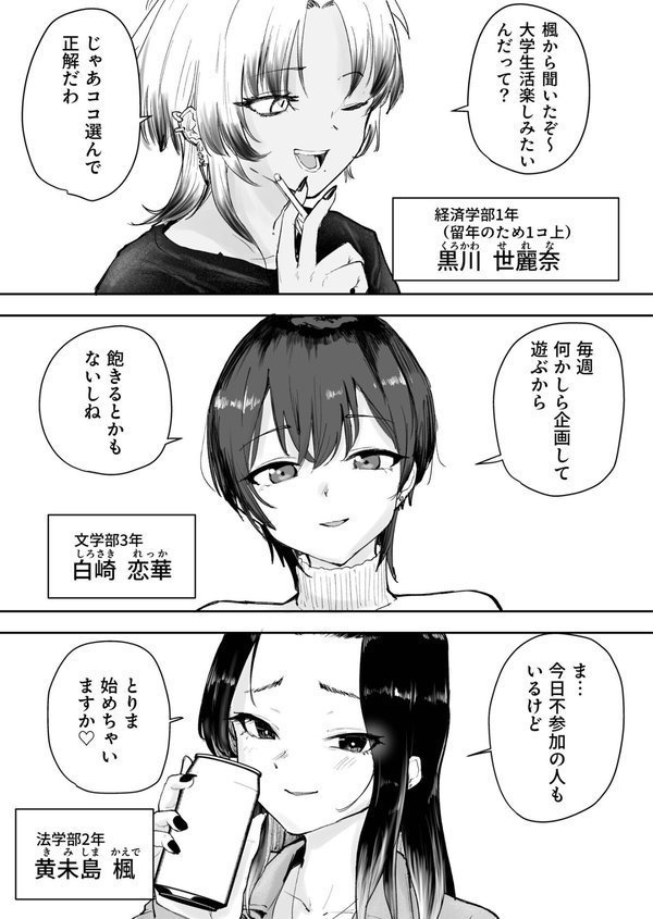 童貞ボッチの僕はヤリサーに入ってしまったらしい（1）【18禁】【サザンガク】 エロ画像 008